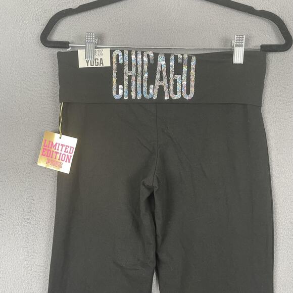 Victoria's Secret Pink Yoga Pants Womens Small Chicago Sequin Boot Cut Limited - Picture 4 of 16